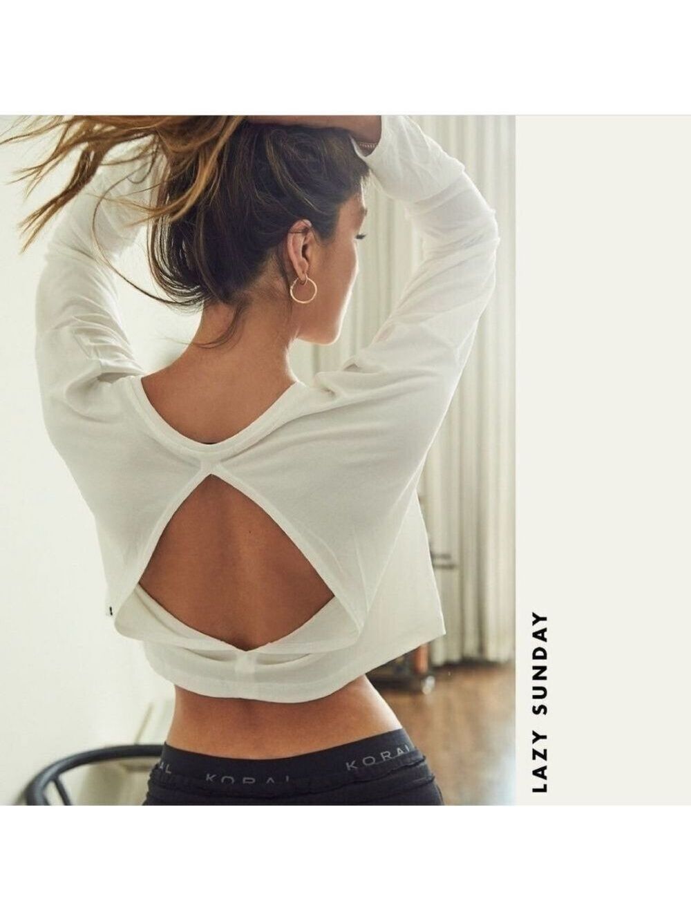 Koral Storm Cuprio Crop Top Size XS
